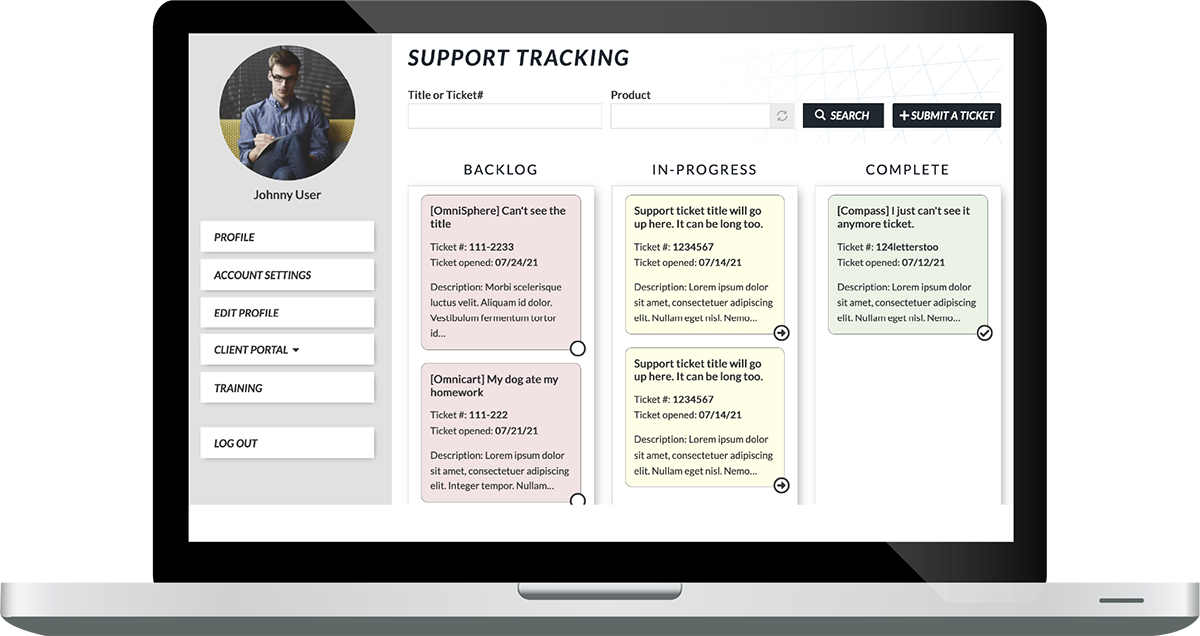 support ticket tracking