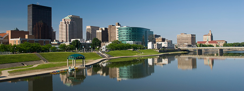 Dayton Ohio skyline