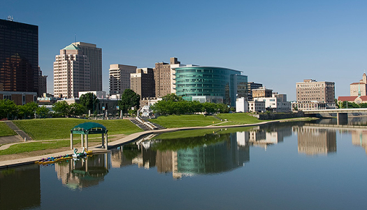 Dayton Ohio skyline